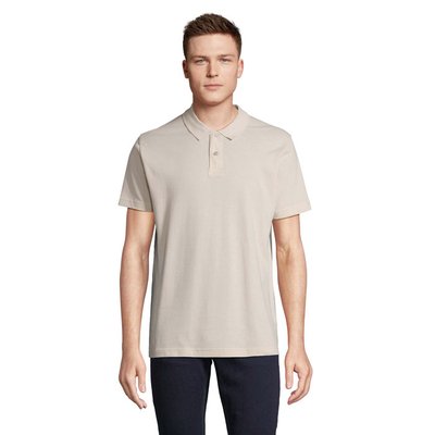 Polo unisex de algodón peinado Linen Twin S