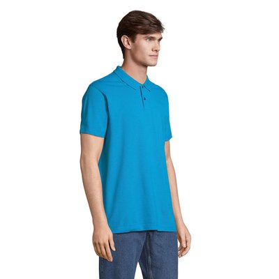 Polo unisex de algodón peinado