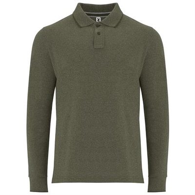 Polo vigoré manga larga VERDE MILITAR OSCURO VIGORE S