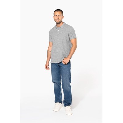 Polo vintage algodón manga corta hombre
