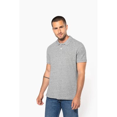Polo vintage algodón manga corta hombre
