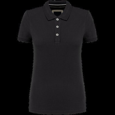 Polo vintage manga corta mujer Vintage Charcoal L