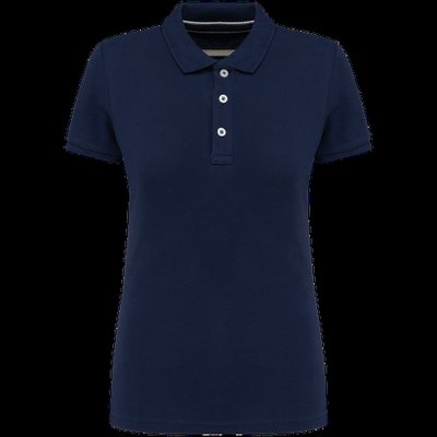Polo vintage manga corta mujer Vintage Navy M
