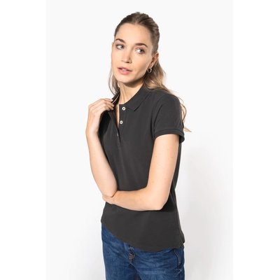 Polo vintage manga corta mujer