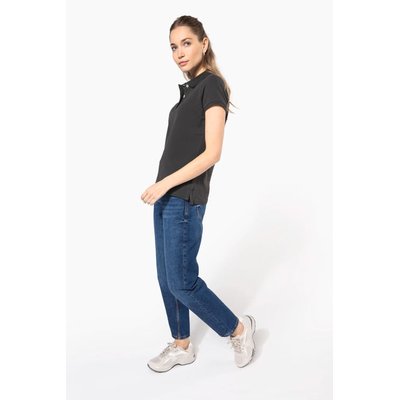 Polo vintage manga corta mujer