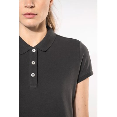 Polo vintage manga corta mujer