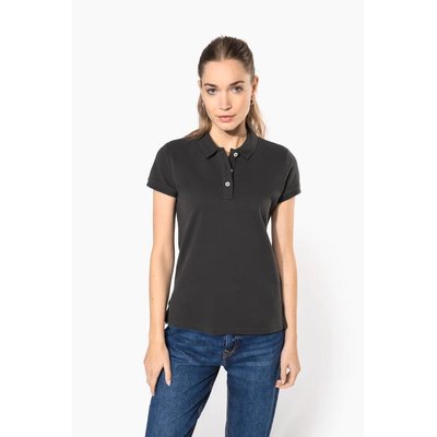 Polo vintage manga corta mujer