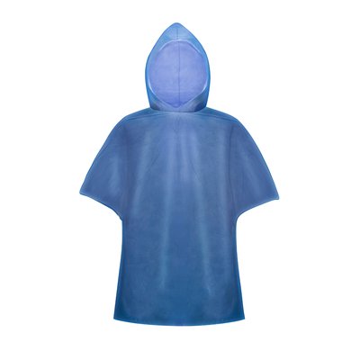 Poncho Adulto Termosellado HDPE Azul