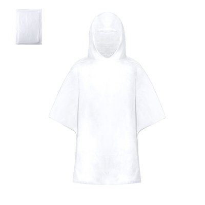 Poncho ecologico para adulto de PLA totalmente compostable Reizon