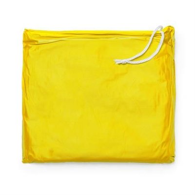 Poncho impermeable con capucha y cierre lateral