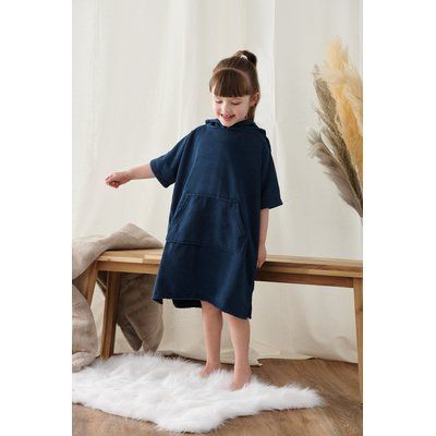 Poncho microfibra con capucha niño