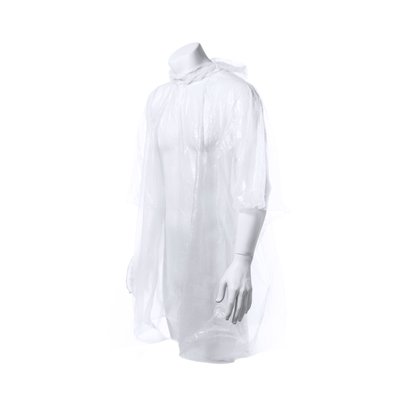 Poncho translucido para adulto con funda de poliester
