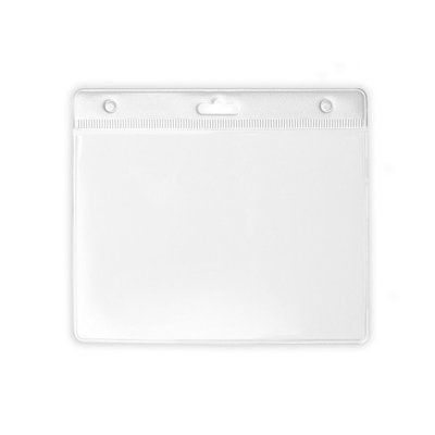 Porta credenciales de colores personalizado 11 x 9,5cm Blanco