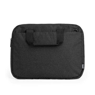 Portadocumentos acolchado con cinta trolley Negro Talla Única Adulto