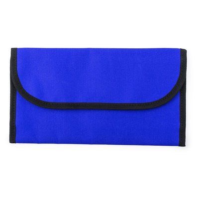 Portadocumentos de viaje en poliéster Azul / Negro
