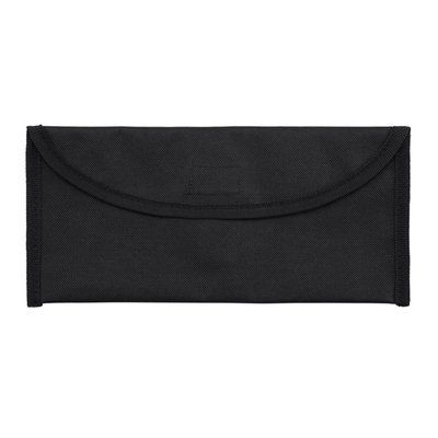Portadocumentos de viaje con trabilla para cinturón Negro