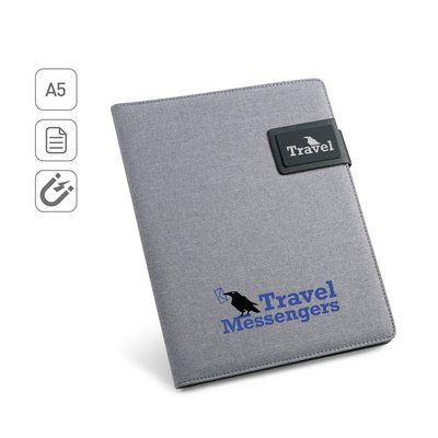 Portafolios A5 Mgnético Imitación Lino Bloc 20h