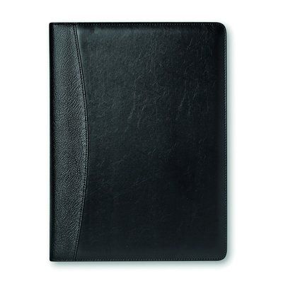 Portafolios polipiel con calculadora, boli, bloc