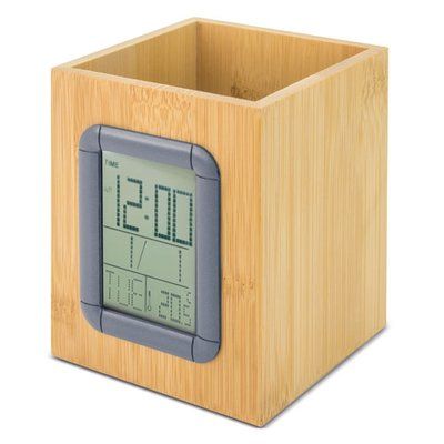 Portalapicero con estación hora y calendario