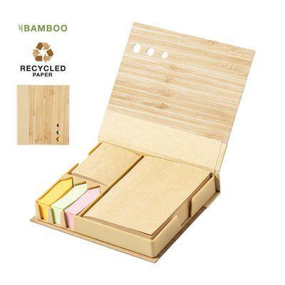 Portanotas Adhesivas de Bambú