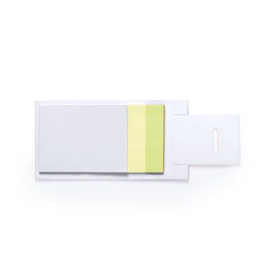 Portanotas con diseño stand de cartón Blanco