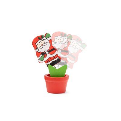 Portanotas navideño de madera