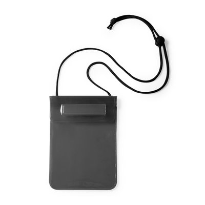 Portatodo impermeable con doble cierre Negro