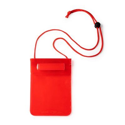 Portatodo impermeable con doble cierre Rojo TALLA ÚNICA ADULTO