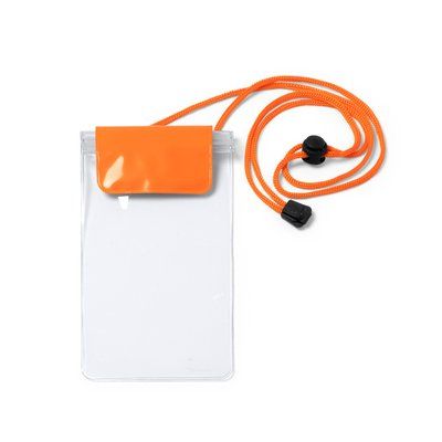Portatodo impermeable para pantallas táctiles Naranja