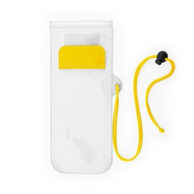 Portatodo impermeable para smartphone Amarillo