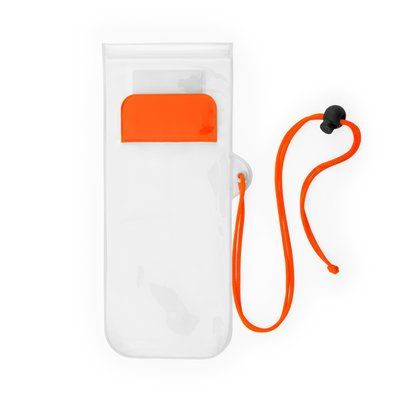 Portatodo impermeable para smartphone Naranja