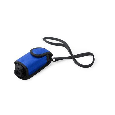 Portatodo pequeño de Poliéster con Velcro Azul