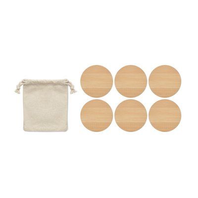 Posavasos Bambú 6 Piezas
