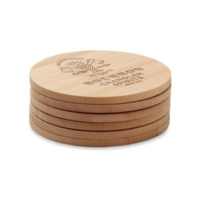 Posavasos Bambú 6 Piezas
