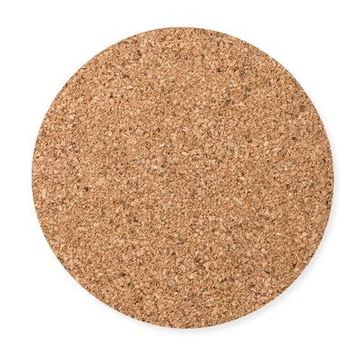 Posavasos de corcho natural Crudo Talla Única Adulto