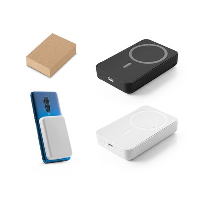 Power bank 10.000 mAh magnética con carga rápida