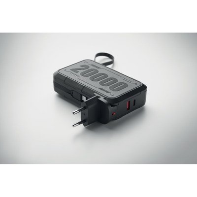 Power bank 20000 mAh con cables integrados