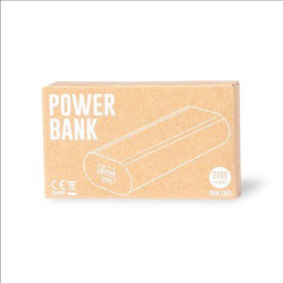 Power Bank 2200mAh Aluminio con LED