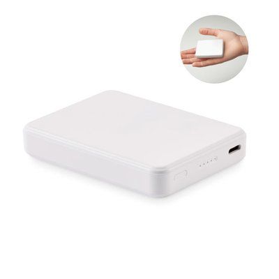 Power bank 5000 mAh de carga rápida Blanco