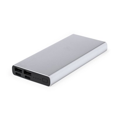 Power Bank Aluminio 10000mAh Plat