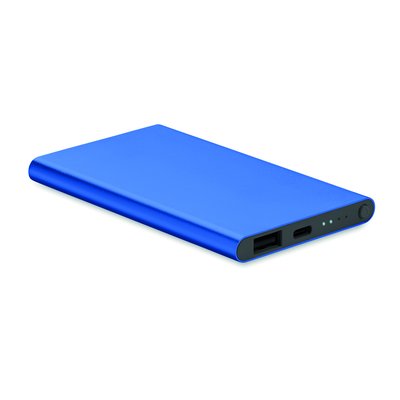 Power Bank Aluminio 4000mAh Azul Royal