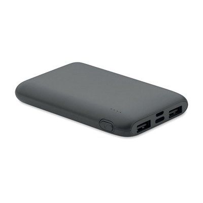 Powerbank de 5000 mAh en ABS reciclado Gris Piedra