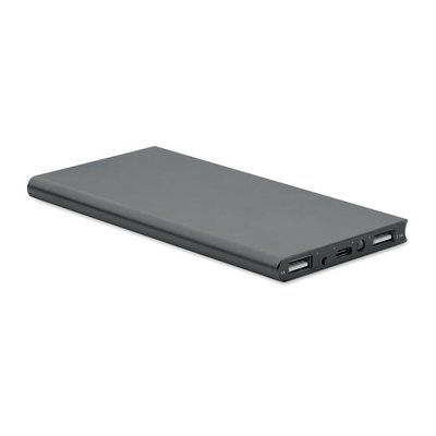 Powerbank 8000 mAh aluminio reciclado Titanio