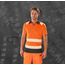 Polo de seguridad reciclado Orange / Black S/M