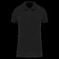 Polo de mujer de algodón orgánico Black Xs