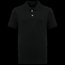 Polo algodón orgánico infantil Black 4/6 Ans