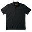 Polo de algodón peinado Black S