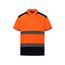 Polo Alta Visibilidad Bicolor Hi Vis Orange / Navy S