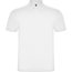Polo de manga corta Unisex Blanco S