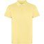 Polo unisex 100% algodón Amarillo Sweet Lavado Xs